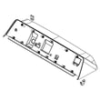 Console for Maytag MEDB765FW0 - Part W11089305