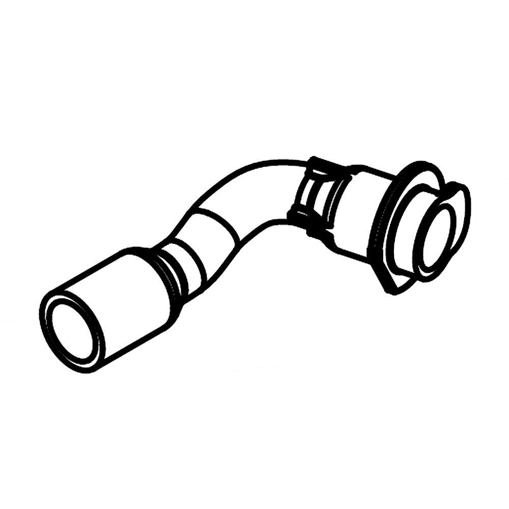 Part #w11094606, Washer Dispenser Drawer Hose, Short / 2.50 x 1.50 x 0.75