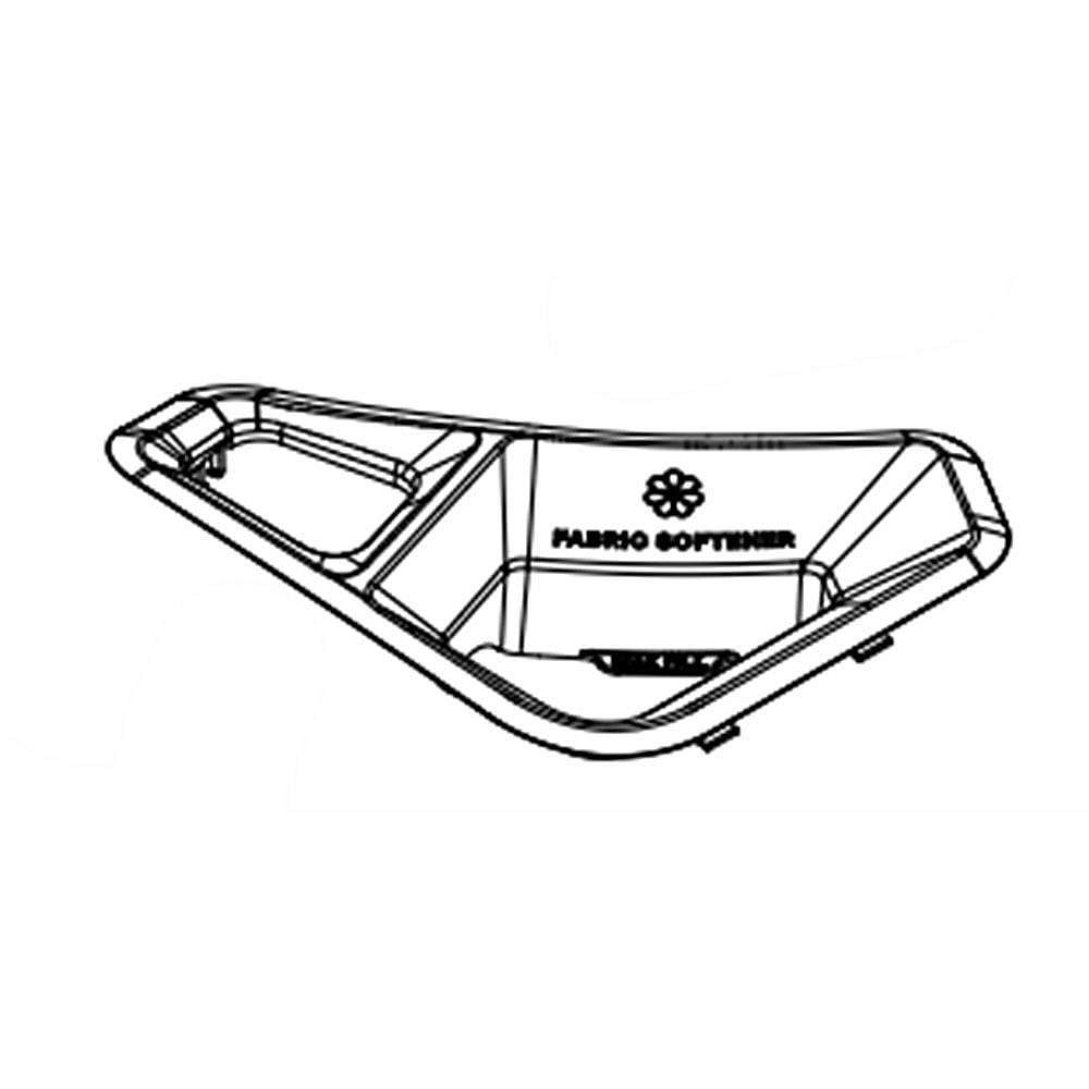 Part #w11550898, Washer Faucet Switch Bezel | 8.00 x 5.00 x 2.50