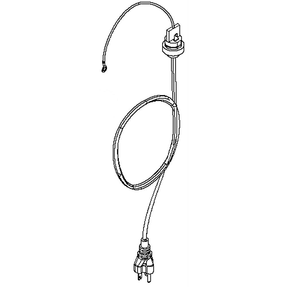 Part #w11102173, Whirlpool Laundry Center Power Cord / 9.50 x 6.50 x 1.25