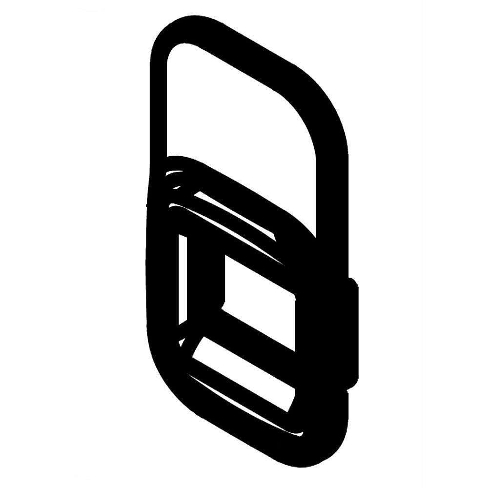 Part #w11103932, Dryer Door Catch Bezel / 5.50 x 3.00 x 0.10