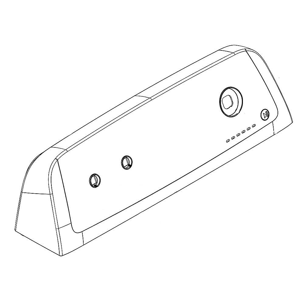 Part #w11106780, Washer Control Panel | 31.50 x 8.75 x 7.50