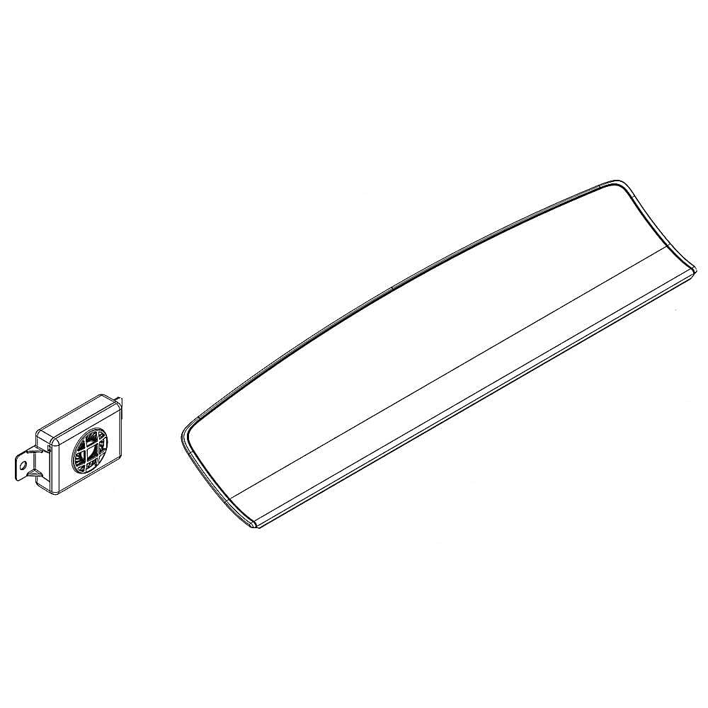 Part #w11115203, Washer User Interface Assembly | 31.00 x 6.75 x 4.50