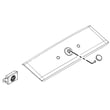 Washer User Interface Assembly (white) for Kenmore 11027132412 - Part W11115209