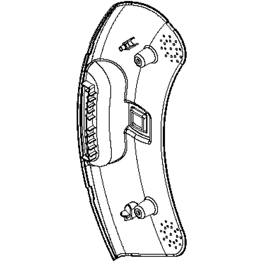 Part #w11120683, Handle Cover / 13.75 x 3.75 x 2.25