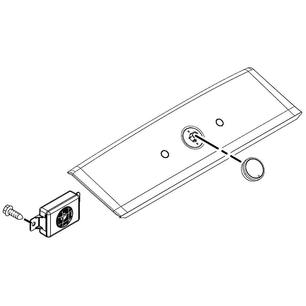 Part #w11135393, Washer User Interface Assembly (Replaces W11035067) / 31.00 x 6.75 x 4.25