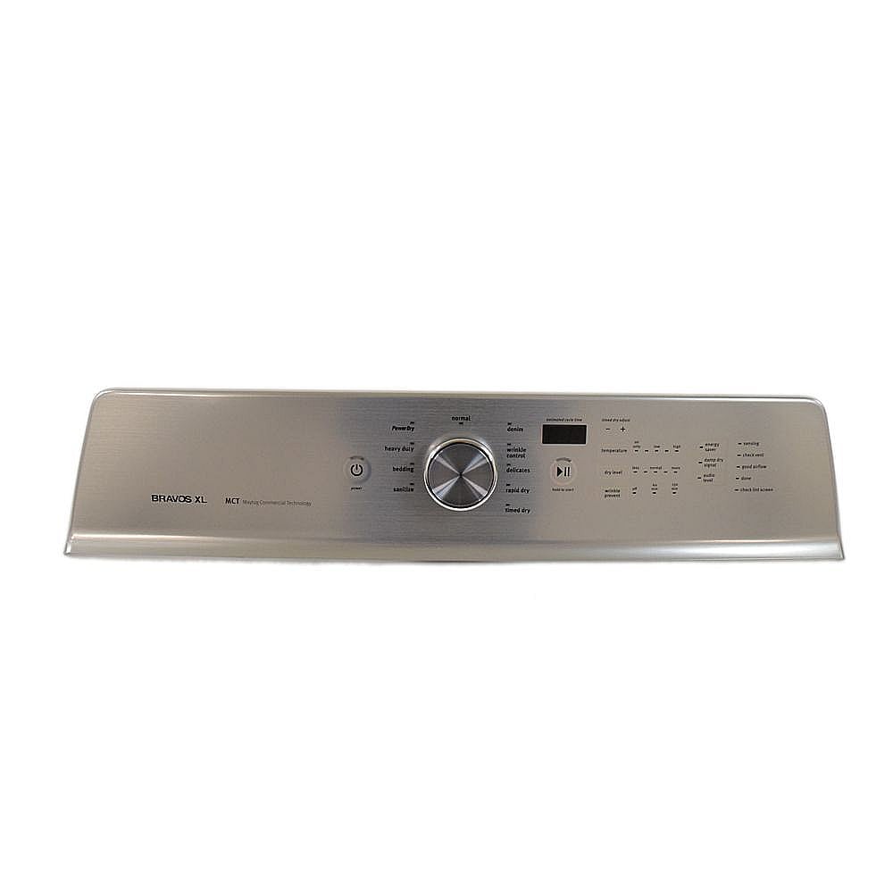 Part #w11158457, Dryer Control Panel (Replaces W11098472) / 36.00 x 6.50 x 3.25