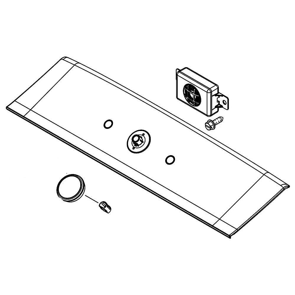 Part #w11165872, Dryer User Interface | 28.50 x 8.25 x 4.12