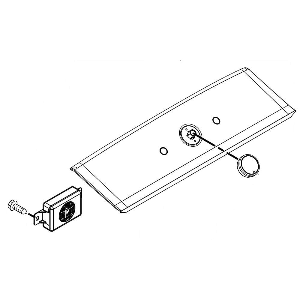 Part #w11175538, Washer User Interface Assembly | 30.25 x 6.75 x 4.50