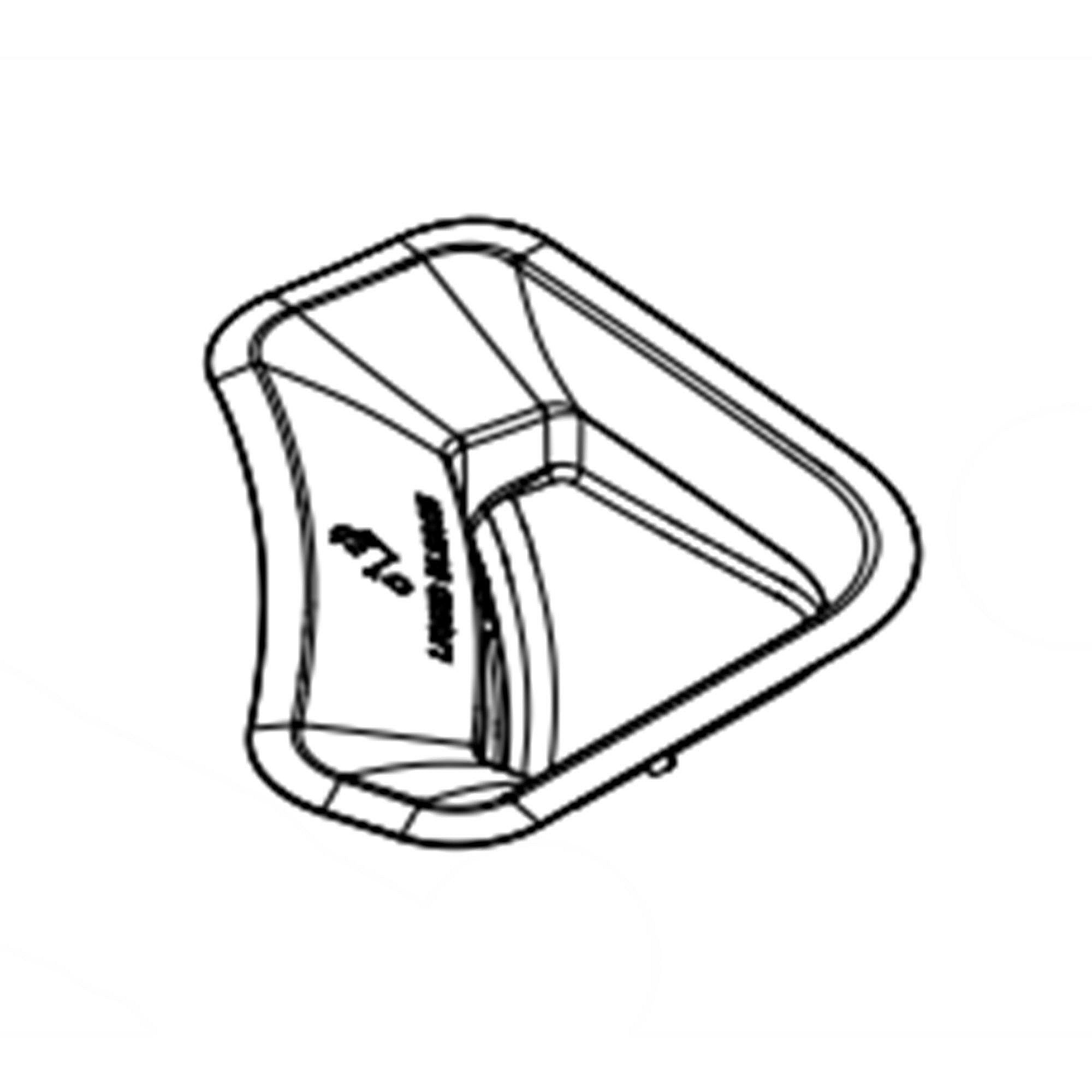 Kenmore Part #w11175757, Dispenser | 7.00 x 4.50 x 2.00