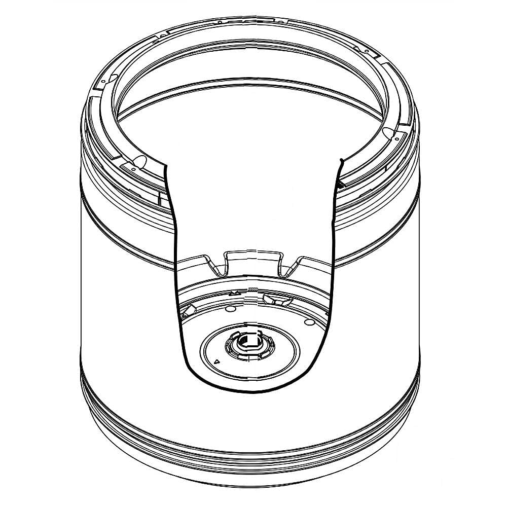 Kenmore Part #w11178227, Washer Spin Basket | 24.00 x 24.50 x 24.00