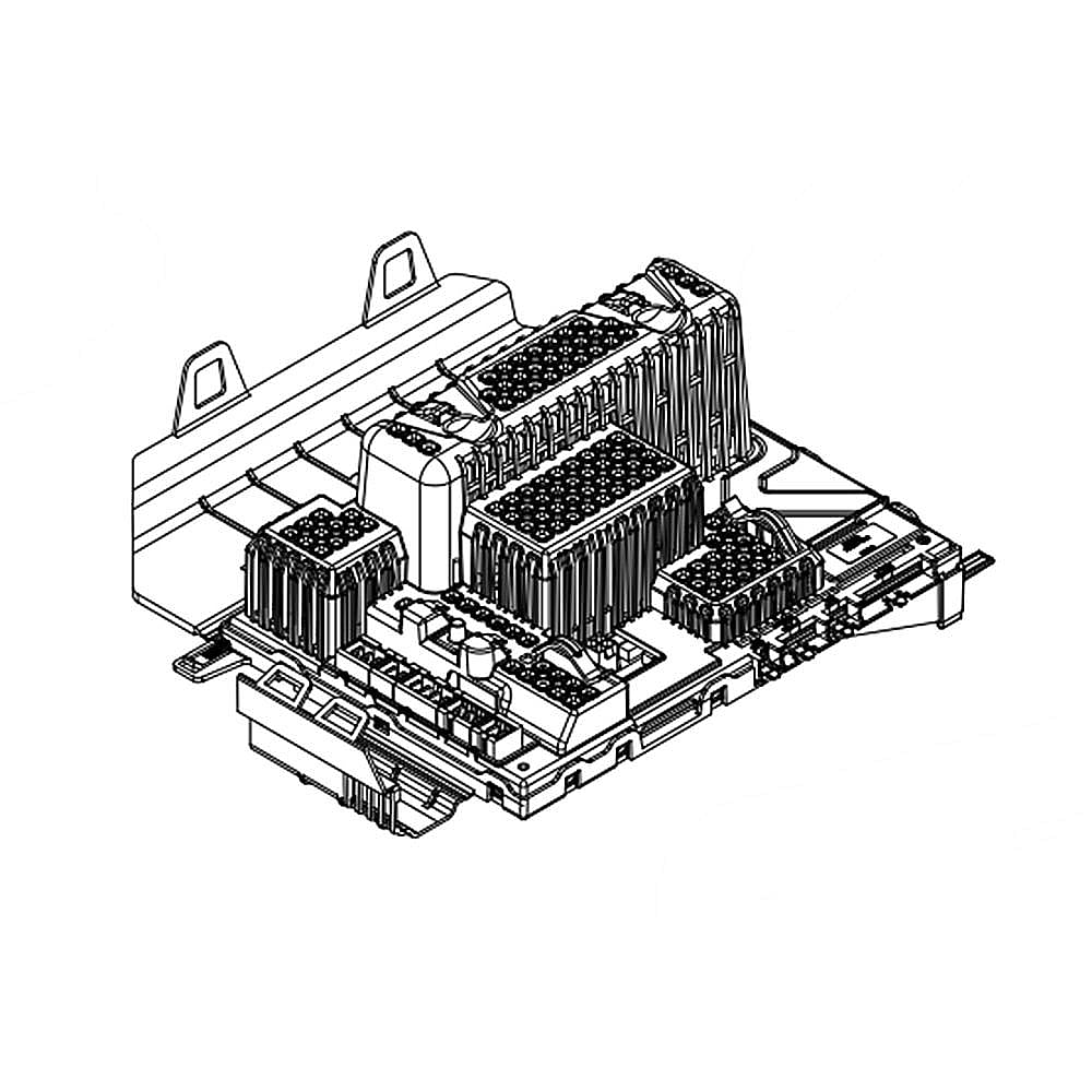 Photo of Part #w11201282, Washer Electronic Control Board | 9.75 x 5.25 x 9.50 from Repair Parts Direct