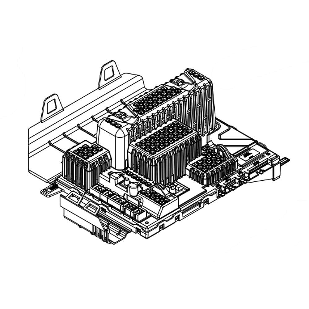 Photo of Part #w11201288, Washer Electronic Control Board | 11.62 x 9.50 x 5.12 from Repair Parts Direct