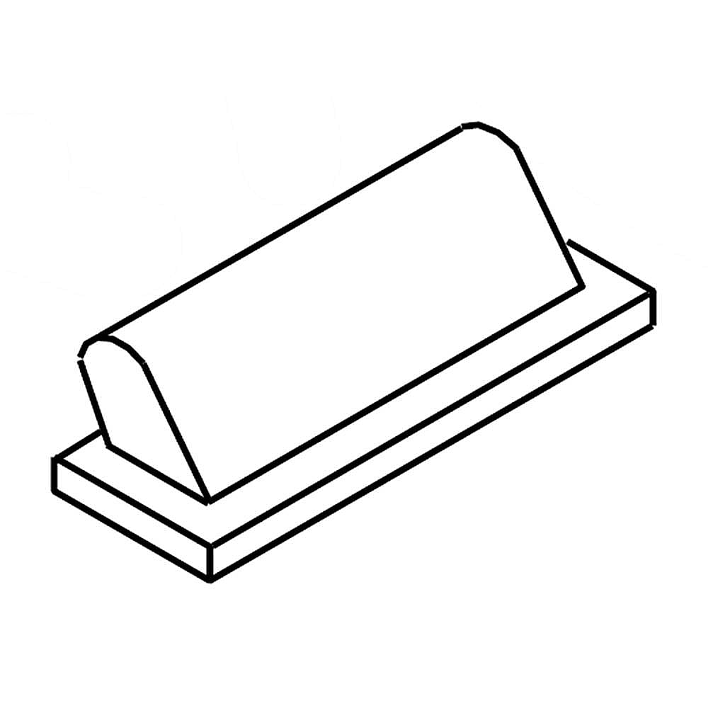 Part #w11209427, Dryer Door Handle / 5.88 x 2.38 x 1.50