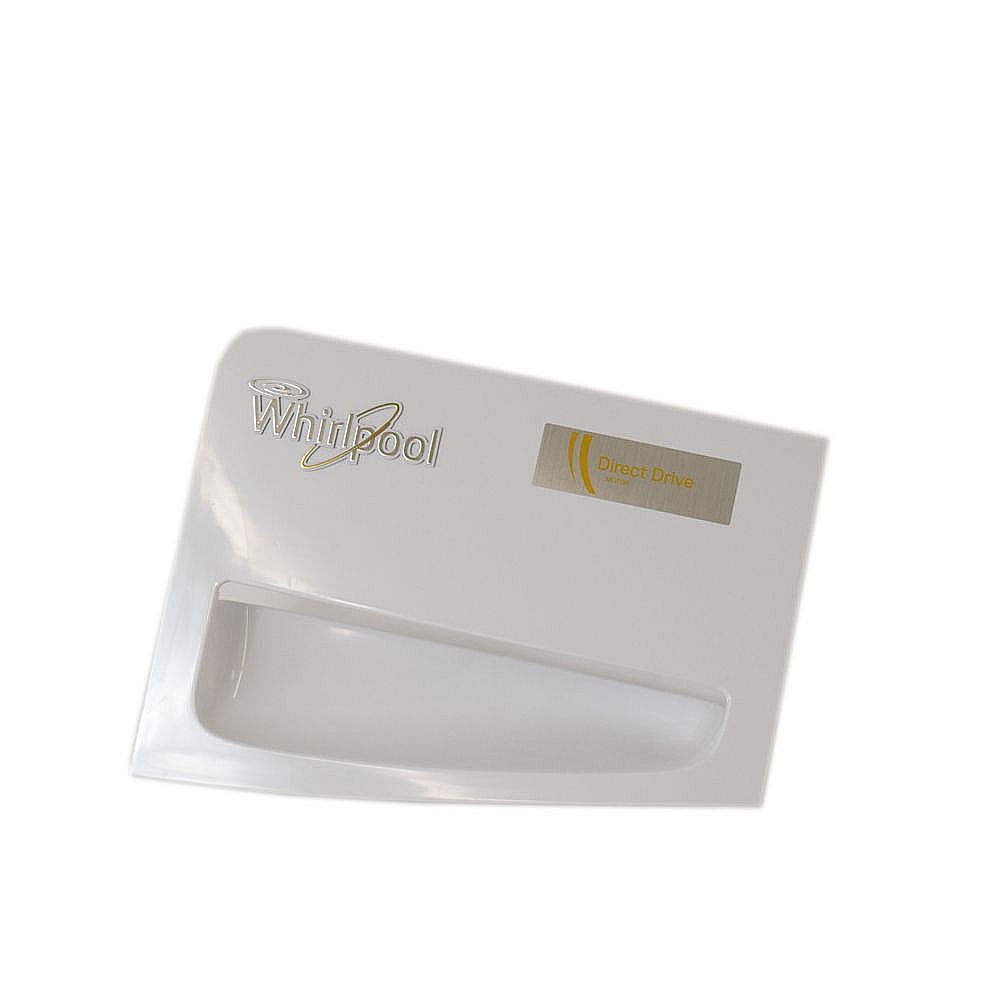Part #w11223724, Washer Dispenser Drawer Handle (White) / 10.50 x 7.50 x 3.25
