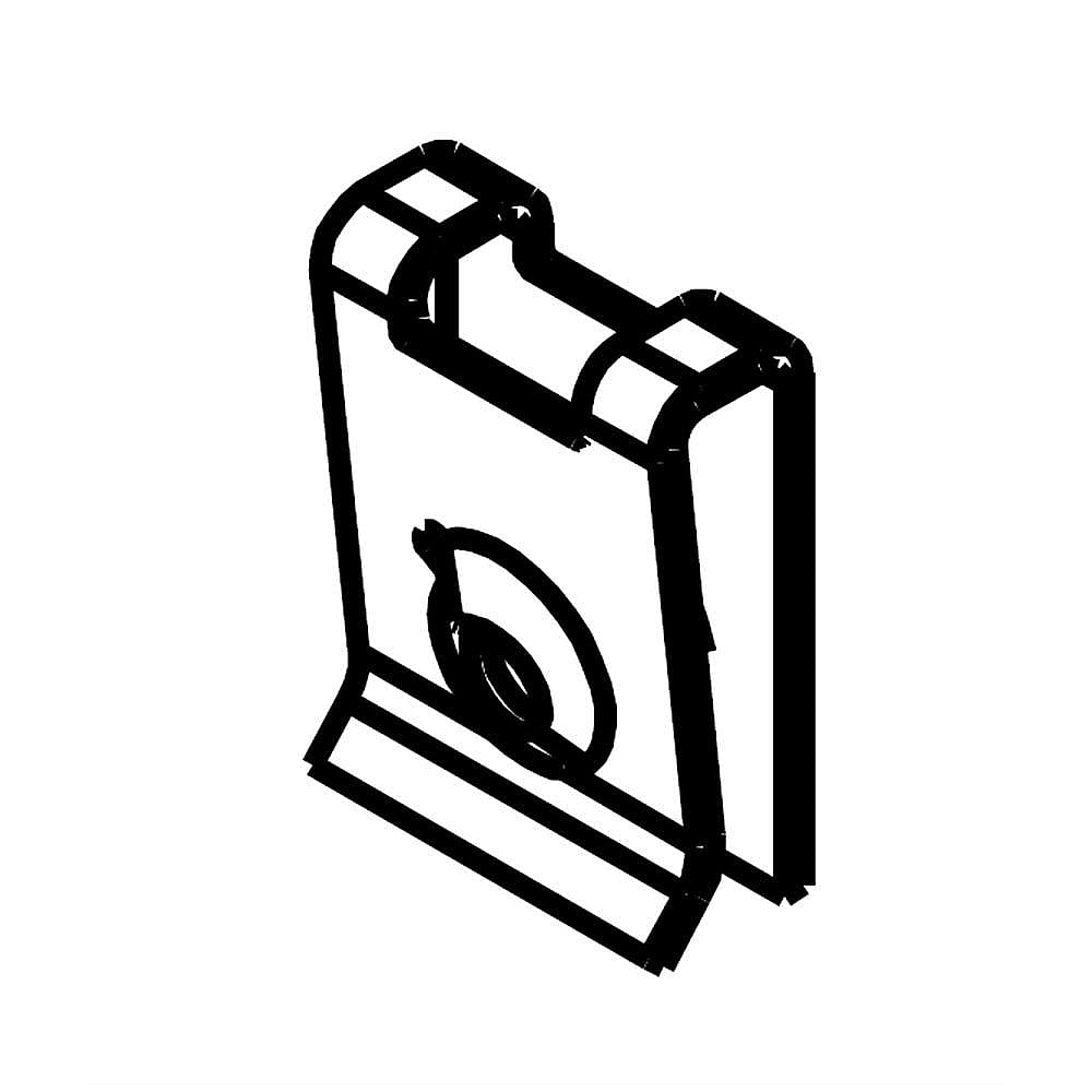 Photo of Part #w11213336, Nut | 0.62 x 0.50 x 0.10 from Repair Parts Direct