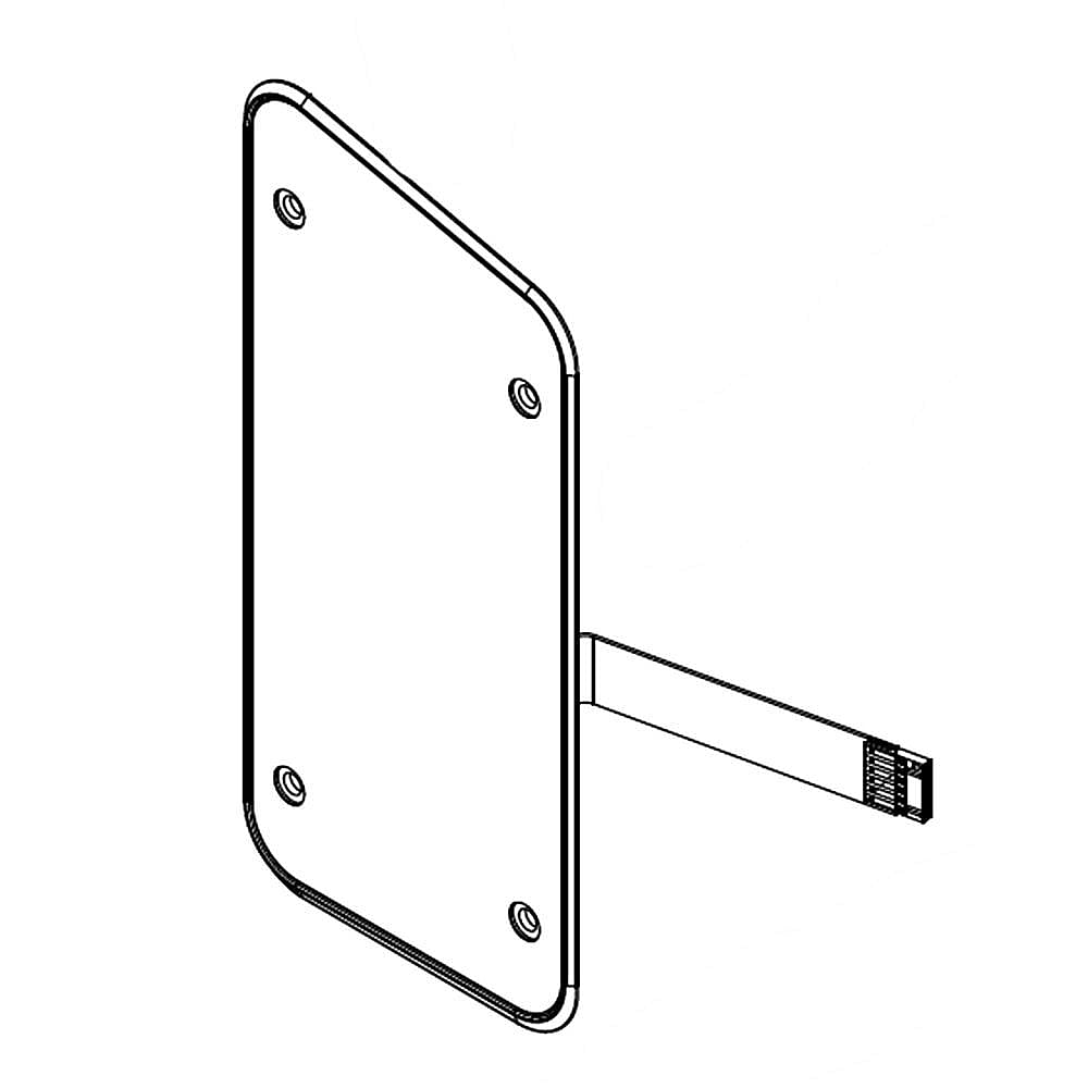 Part #w11215527, Bezel / 10.60 x 4.70 x 2.75