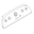 Washer Control Panel for Whirlpool WTW4955HW2 - Part W11223397