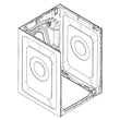 Cabinet for Whirlpool YWFC8090GX0 - Part W11243641