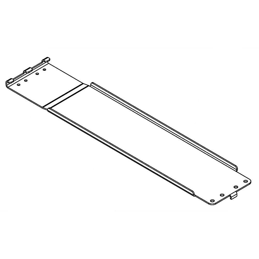 Whirlpool Part #w11243654, Bracket | 14.25 x 3.00 x 0.25