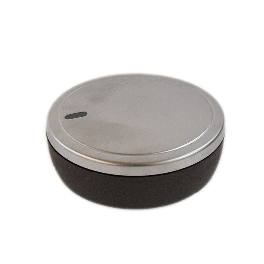 Part #w11243996, Dryer Control Knob (Silver) (Replaces W10667862) / 1.88 x 1.88 x 0.88