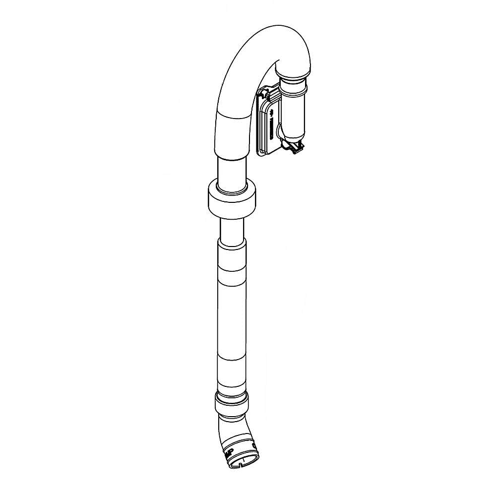 Part #w11246418, Washer Pump Drain Hose (Replaces W10652929, W10786890) / 23.25 x 5.50 x 5.50