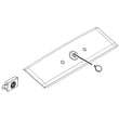 Washer User Interface Assembly (white) for Kenmore 11026132414 - Part W11248563