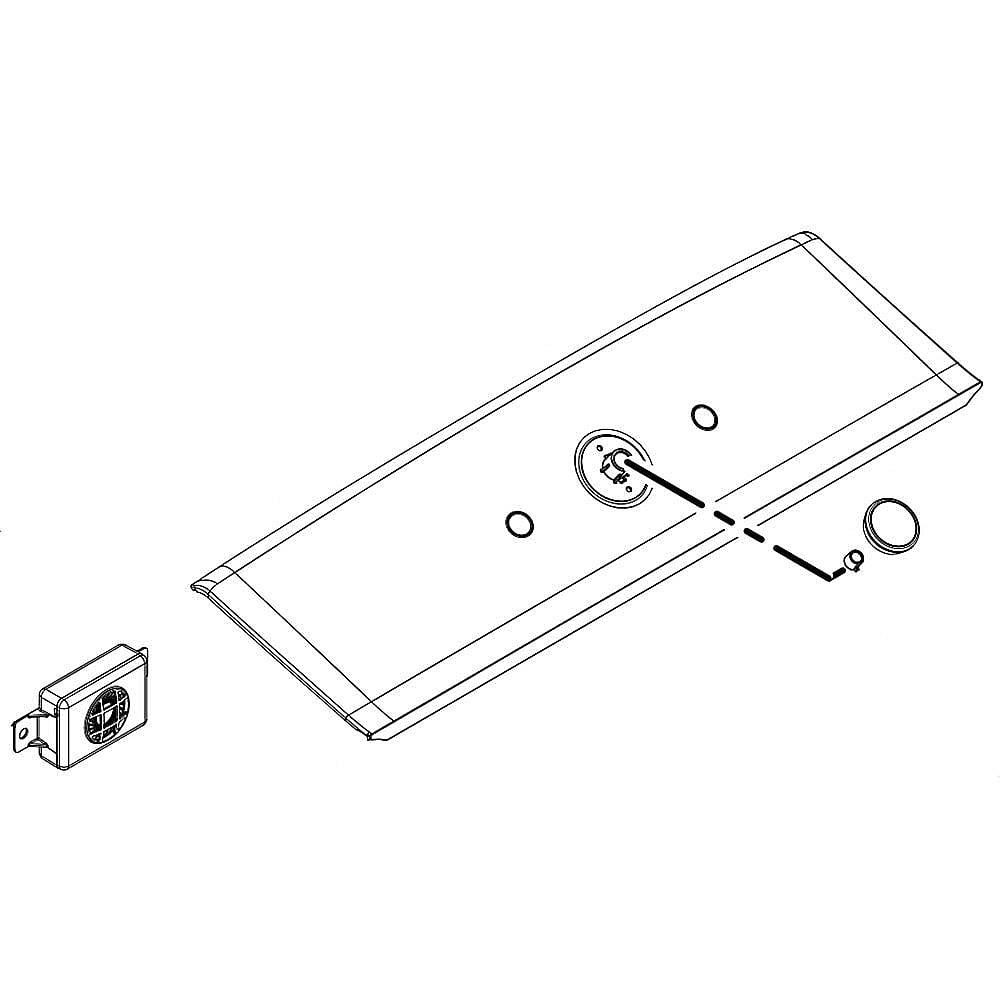 Part #w11248564, Washer User Interface Assembly / 28.50 x 8.25 x 4.25