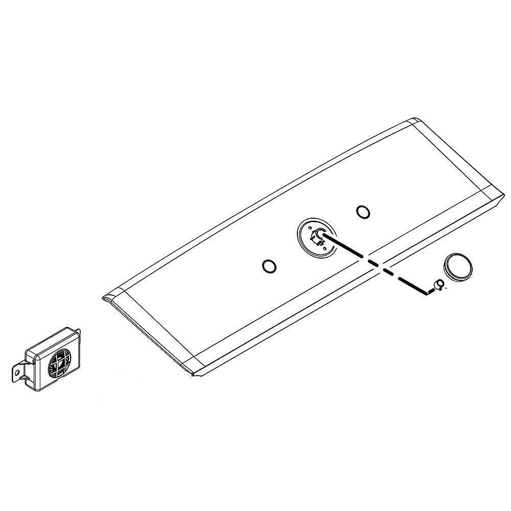 Part #w11248568, Washer User Interface Assembly (White) (Replaces W11114966, W11158057, W11179391) / 0.11 x 0.11 x 0.11