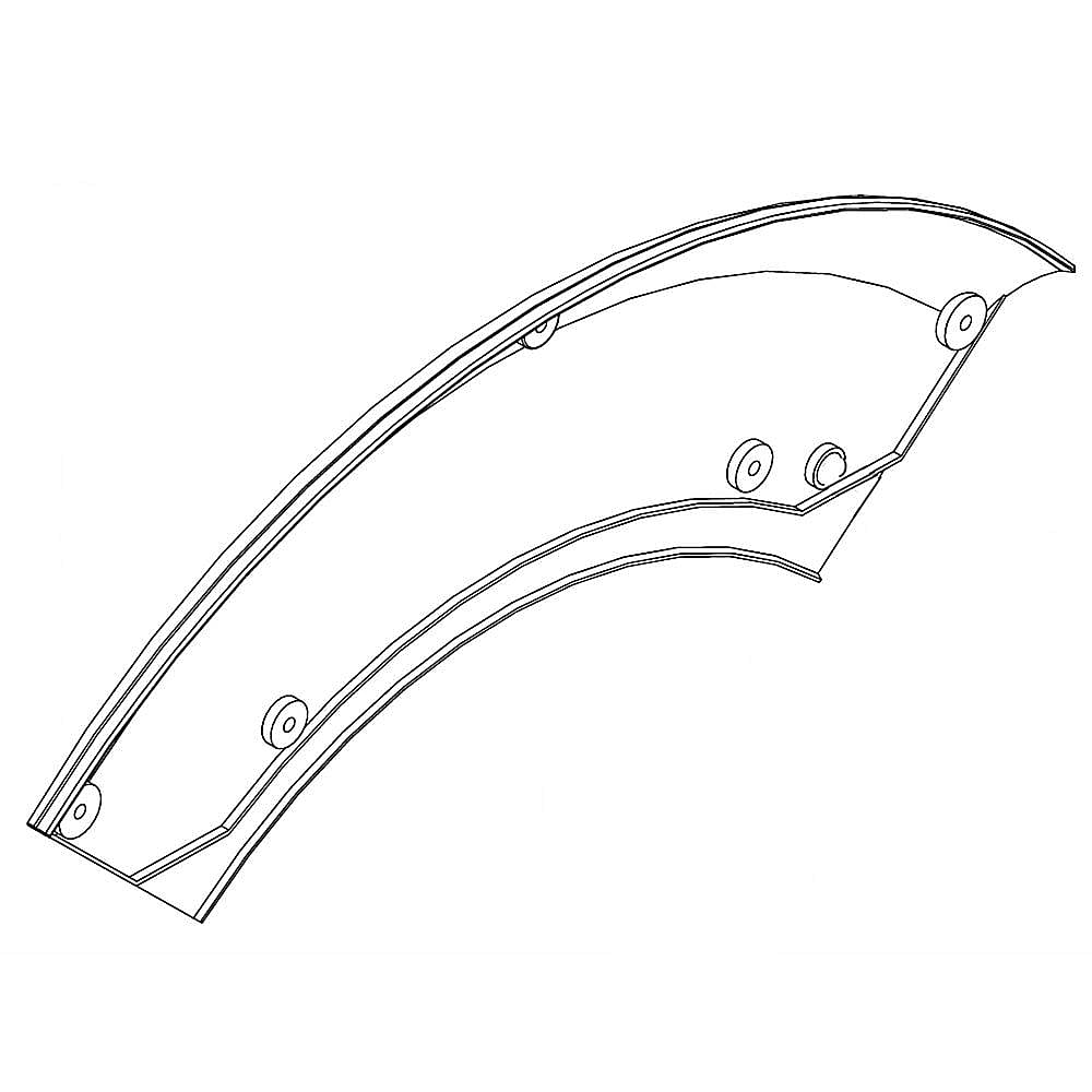 Whirlpool Part #w11256579, Cover | 17.00 x 7.50 x 0.25