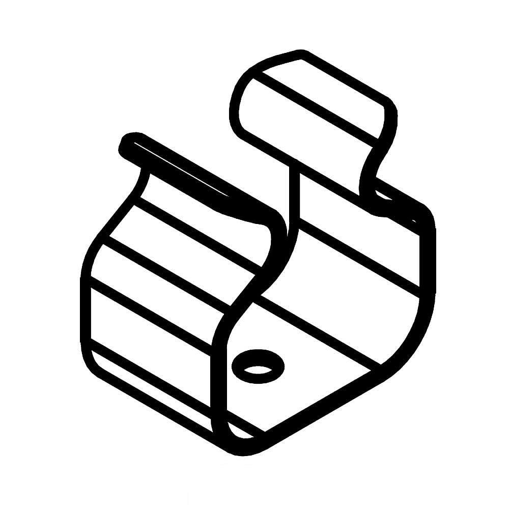 Whirlpool Part #w11256591, Bracket | 1.25 x 1.00 x 0.63
