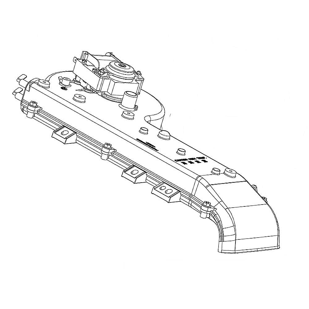 Washer/Dryer Combo Heater Channel Assembly