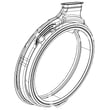 Bellow for Whirlpool WFC8090GX0 - Part W11261183