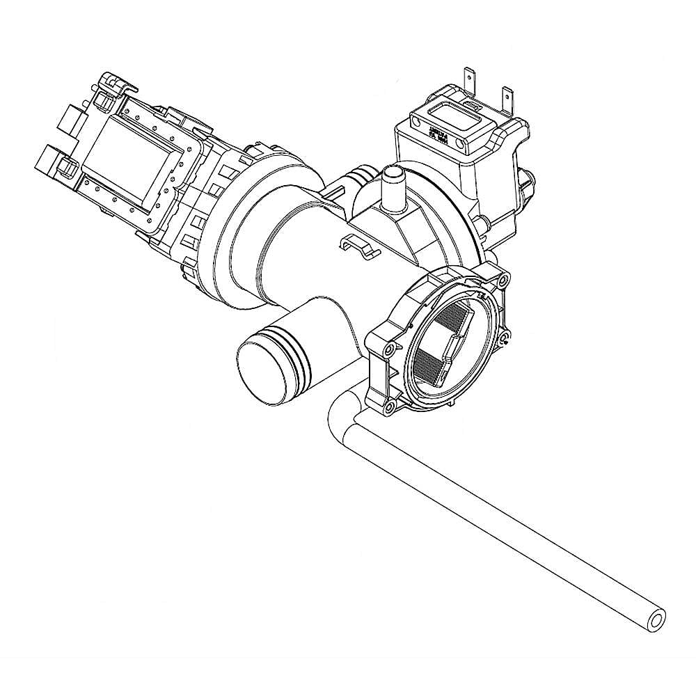 Part #w11266444, Laundry Center Washer Pump / 11.25 x 7.75 x 8.00