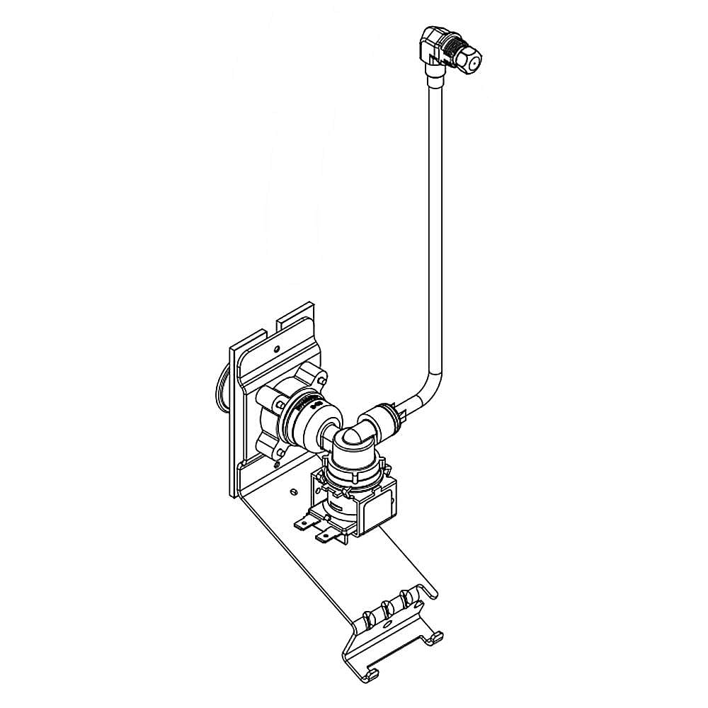 Part #w11267102, Dryer Water Inlet Valve And Steam Nozzle Assembly / 30.75 x 3.50 x 3.00