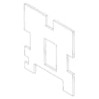 Cabinet for Whirlpool WFC8090GX0 - Part W11269318