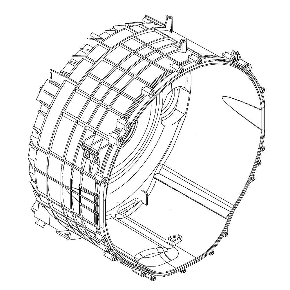 Part #w11279666, Outer Tub / 24.75 x 24.50 x 17.00
