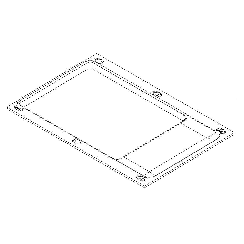 Photo of Part #w11283710, Cover | 10.50 x 7.00 x 0.63 from Repair Parts Direct