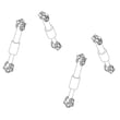 Suspension for Whirlpool YWFC8090GX0 - Part W11287274