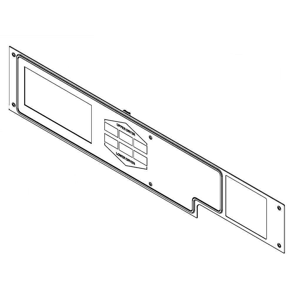 Part #w11301573, Commercial Dryer Control Panel And Membrane Switch | 28.50 x 6.00 x 2.75