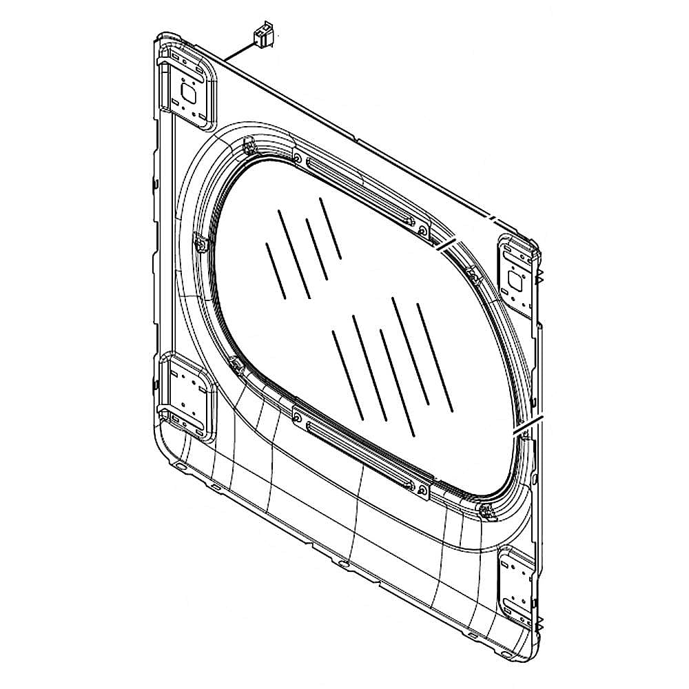 Part #w11308254, Dryer Door Inner Panel Assembly