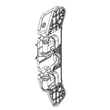 Hinge for Whirlpool WFC9820HW0 - Part W11310038