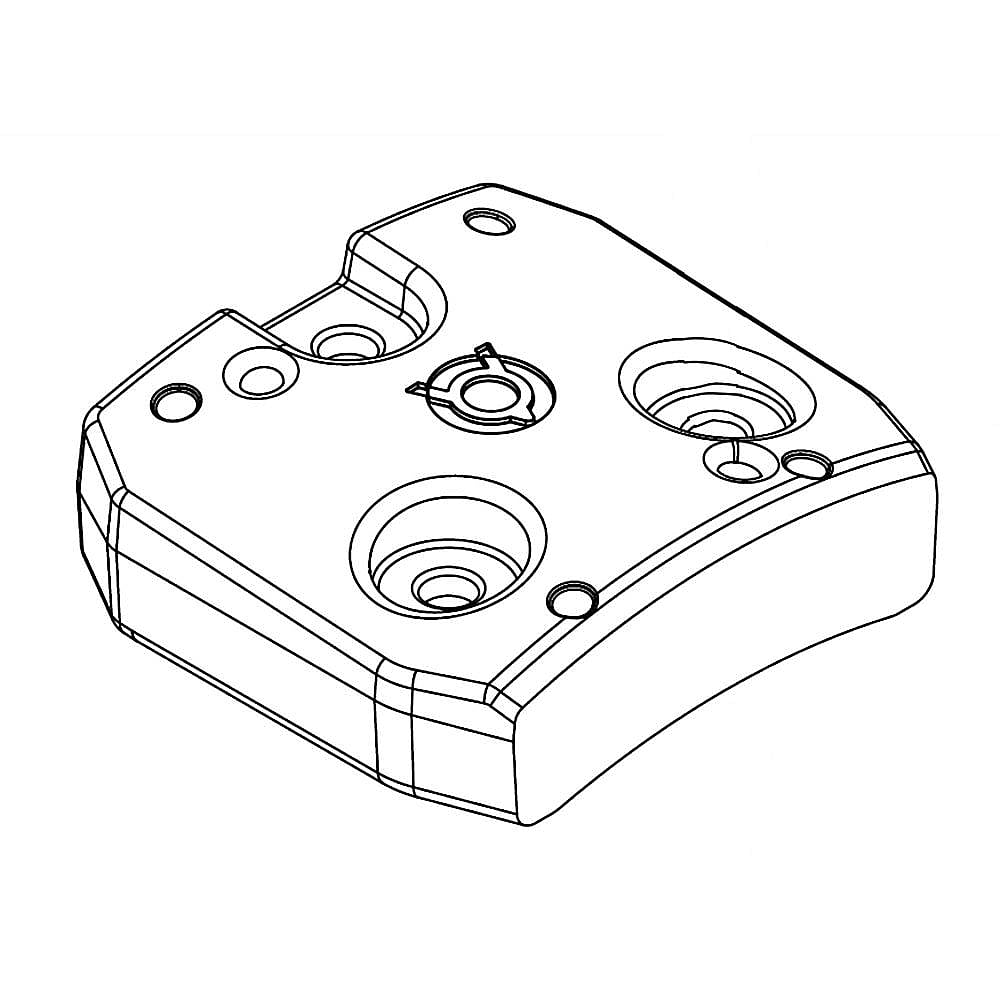 Photo of Part #w11314650, Counterwgt | 5.75 x 4.50 x 9.75 from Repair Parts Direct