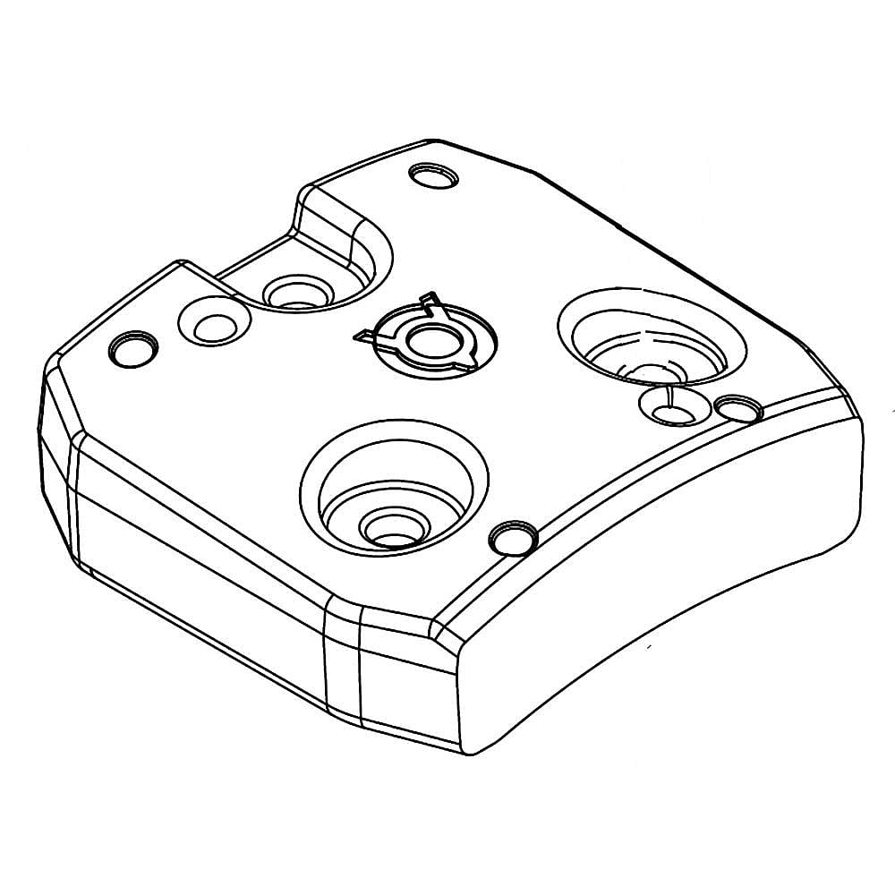 Photo of Part #w11316052, Counterwgt | 11.38 x 9.75 x 5.25 from Repair Parts Direct