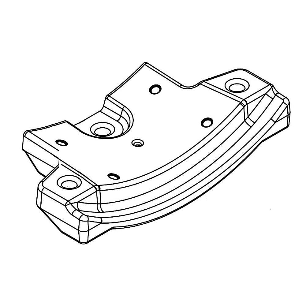Photo of Part #w11316053, Counterwgt | 20.75 x 12.00 x 5.75 from Repair Parts Direct