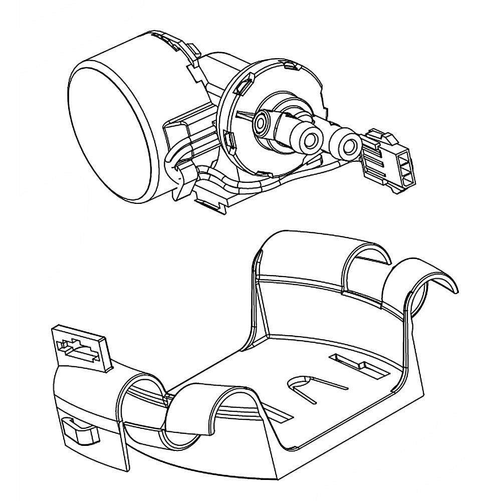 Photo of Part #w11316271, Motor-Pump | 5.75 x 4.50 x 5.25 from Repair Parts Direct