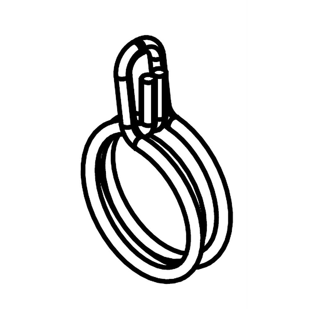 Photo of Part #w11316607, Clamp | 1.50 x 1.00 x 0.25 from Repair Parts Direct