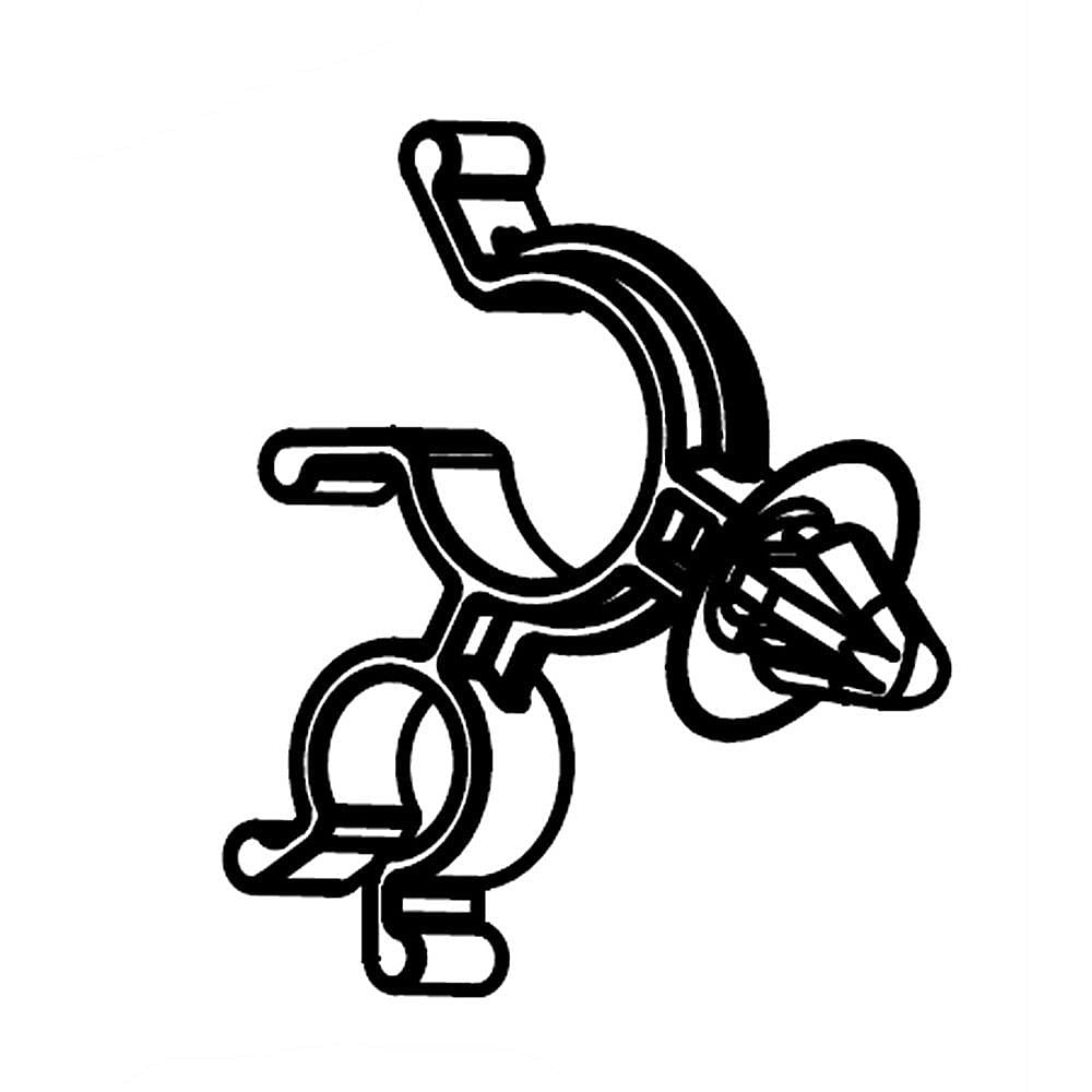 Part #w11316608, Clip / 1.75 x 1.50 x 0.62