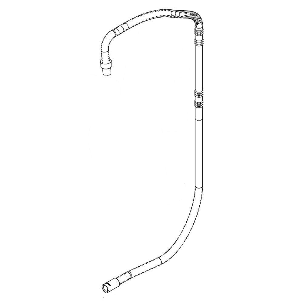 Photo of Part #w11318802, Hose | 18.00 x 10.00 x 1.25 from Repair Parts Direct