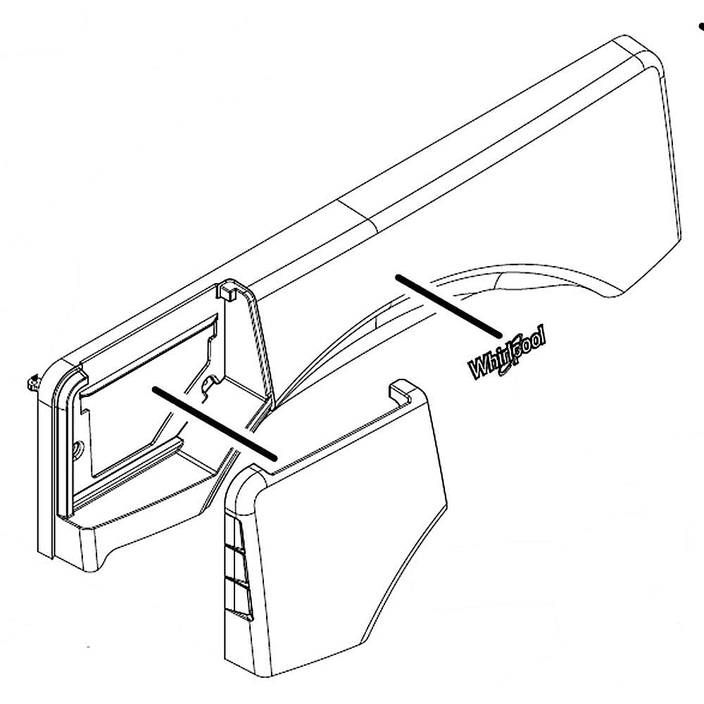 Part #w11328720, Console Asse / 31.50 x 7.25 x 8.75